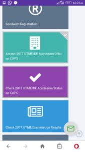How to check Jamb admission status, using Operamini