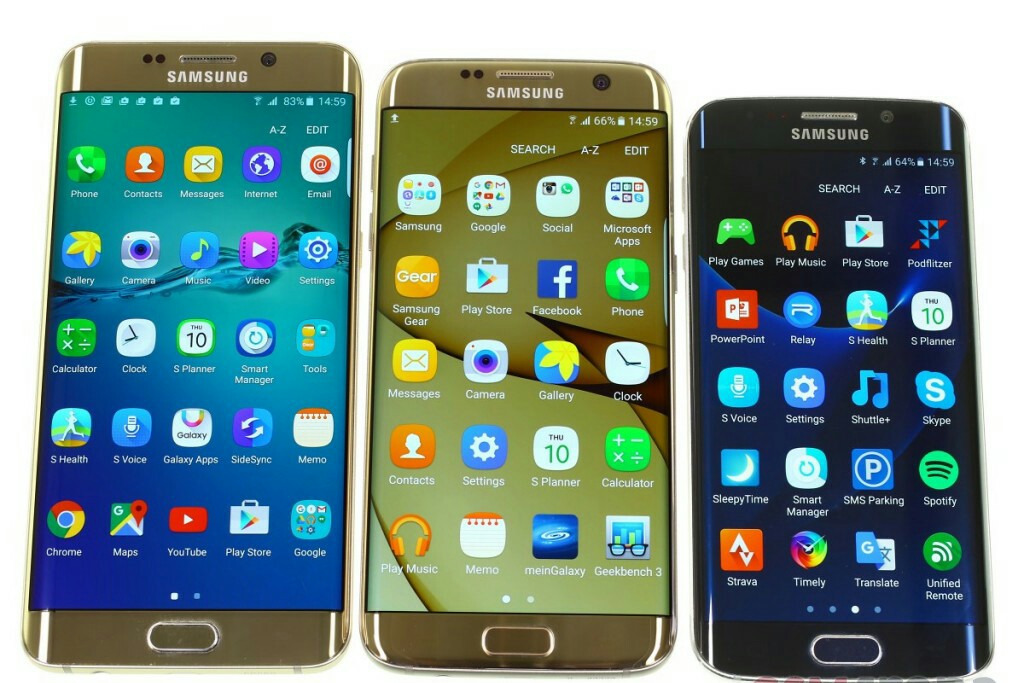 Samsung Galaxy S7 edge display