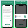 How to check plagiarism directly from your Mobile?